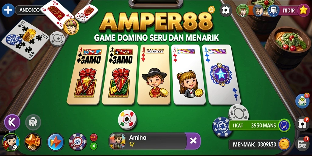 Screenshot gameplay AMPER88 yang menarik dan seru.