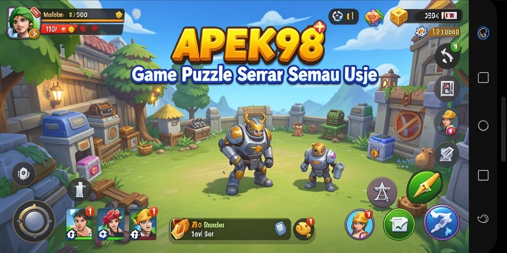 Screenshot gameplay APEK88 menampilkan tantangan Puzzle yang menarik.