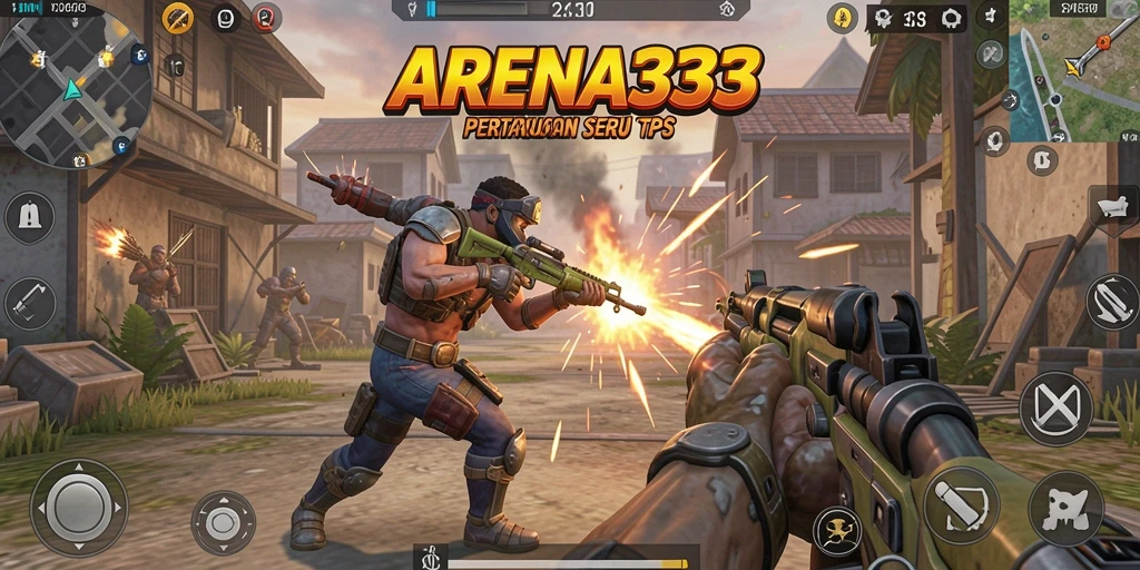 Tampilan seru dan aksi mendebarkan dalam gameplay ARENA333.