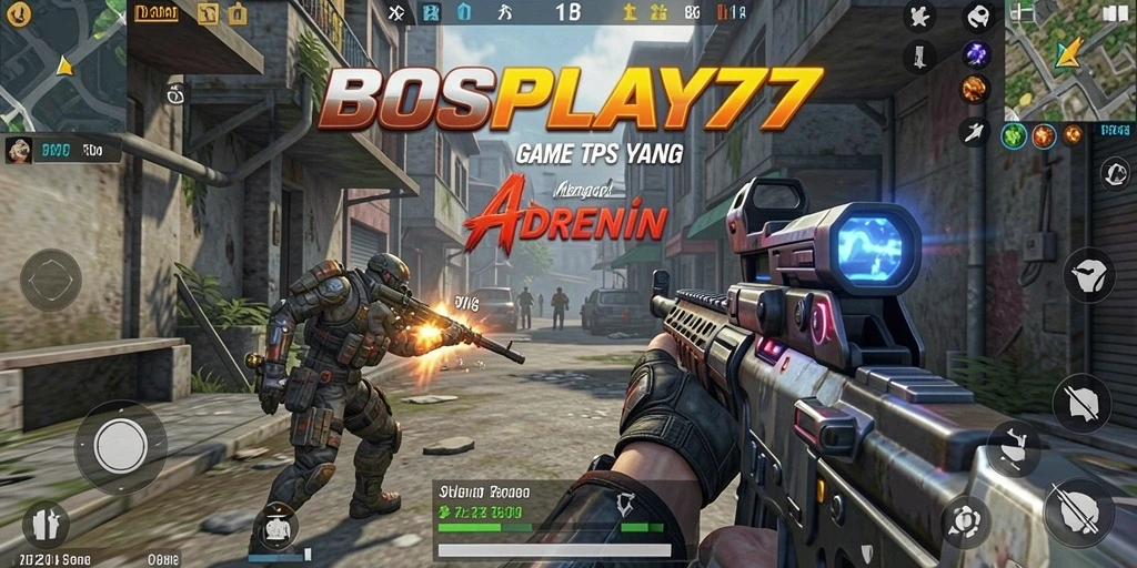 Tampilan gameplay intens dan memukau dari BOSPLAY77.