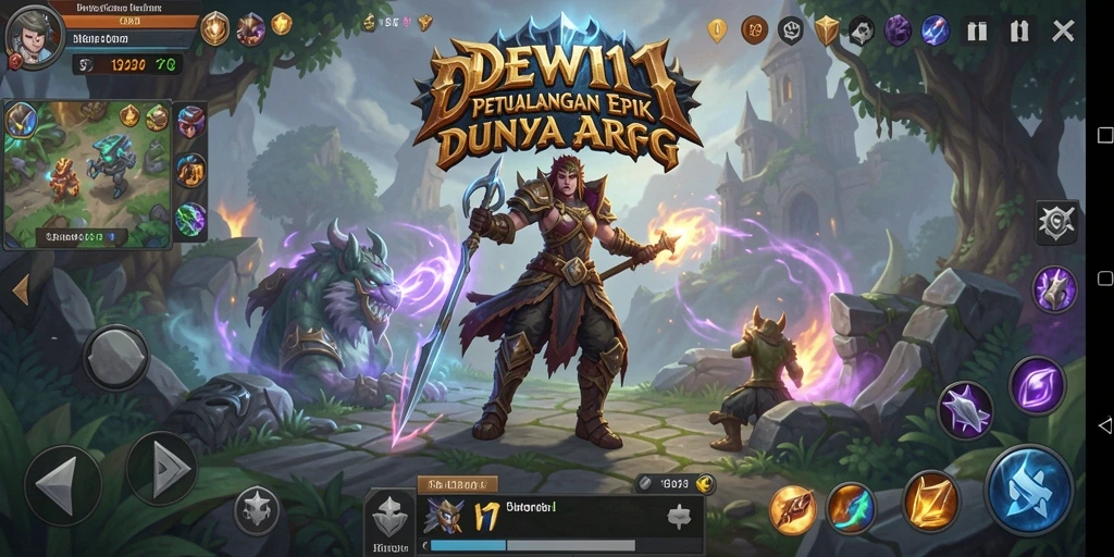 Gameplay ARPG yang seru dan mendebarkan di DEWI11.
