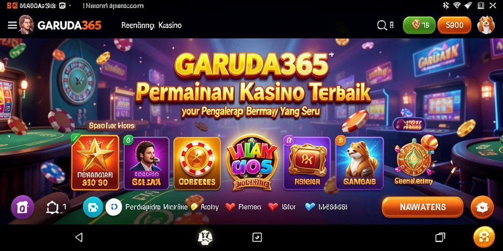 Tampilan menarik permainan Kasino di GARUDA365 yang memukau.