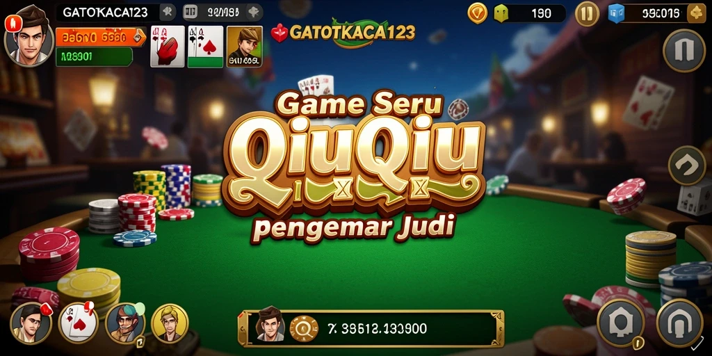 Screenshot GATOTKACA123 menampilkan gameplay QiuQiu yang seru.