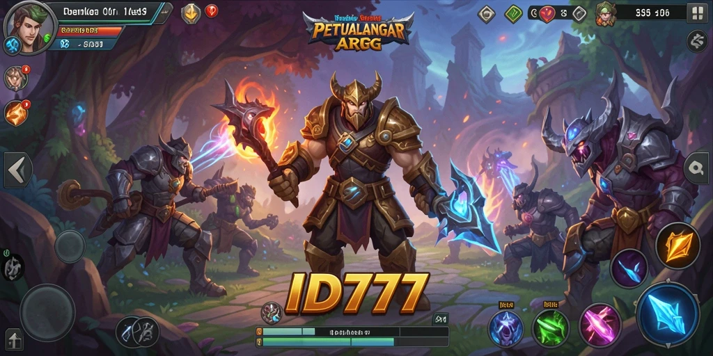 Screenshot gameplay ARPG ID777 yang menampilkan aksi seru di dunia fantasi.