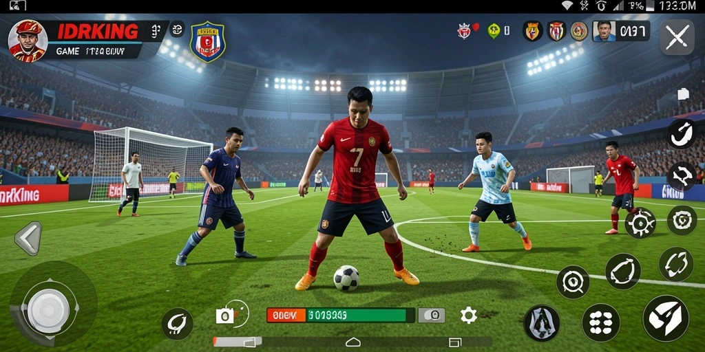Gameplay seru dan mendebarkan di IDRKING dengan tim favorit.