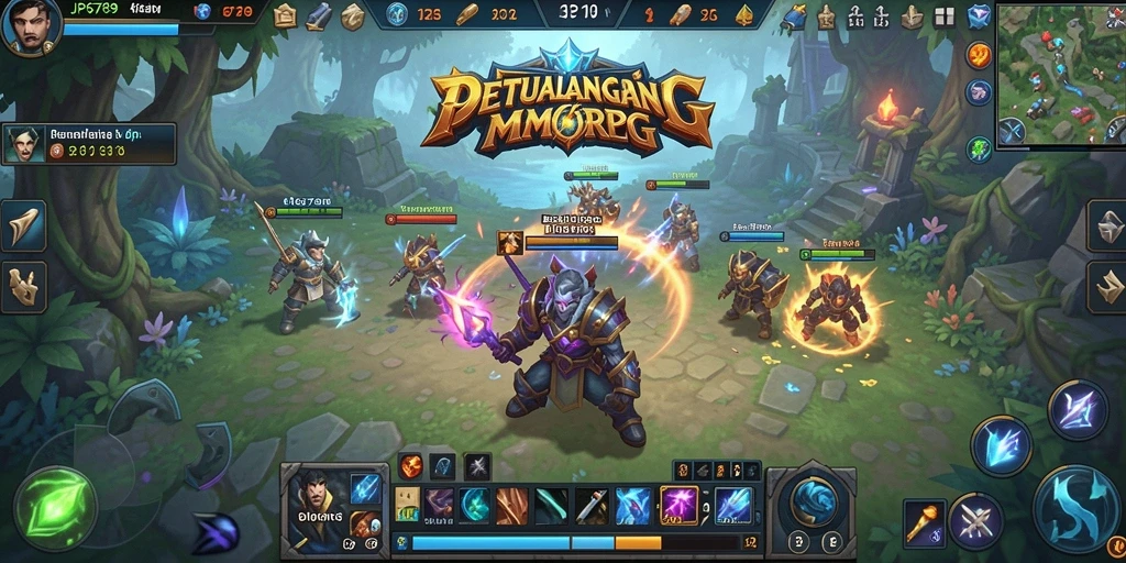 Tangkapan layar JP6789 menampilkan aksi seru dalam petualangan MMORPG.