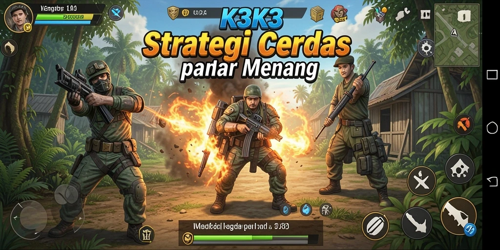 Tampilan gameplay yang menegangkan dan penuh strategi.