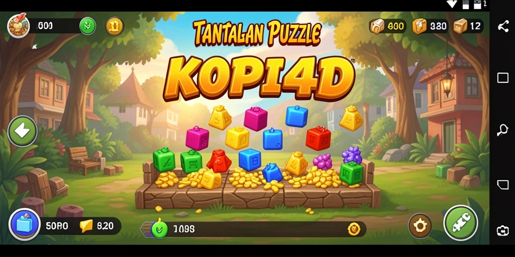 Tampilan gameplay KOPI4D yang seru dan menantang.