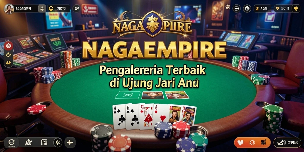 Tampilan gameplay poker yang mengasyikkan di NAGAEMPIRE.