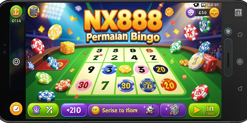Screenshot gameplay NX888 menampilkan aksi seru permainan Bingo.