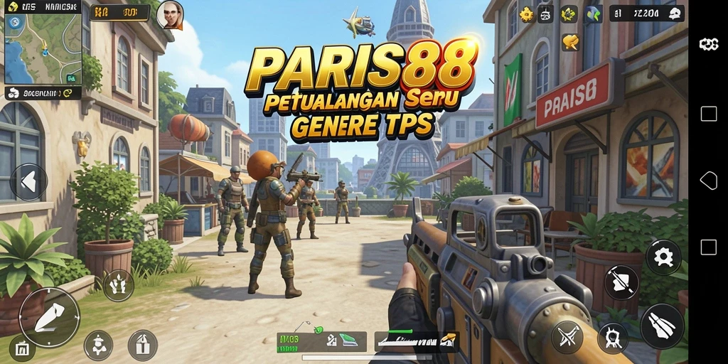 Tampak layar gameplay PARIS88 yang seru dan menegangkan.