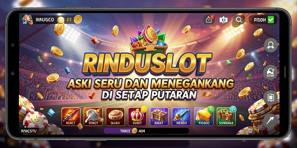Tampilan gameplay menegangkan dan seru dalam RINDUSLOT.