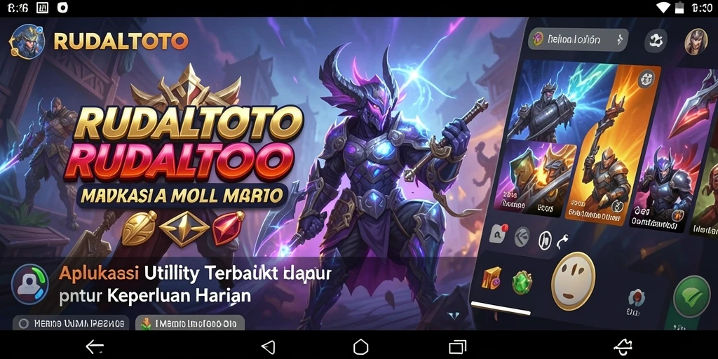 Tampilan antarmuka RUDALTOTO yang bersih dan user-friendly.